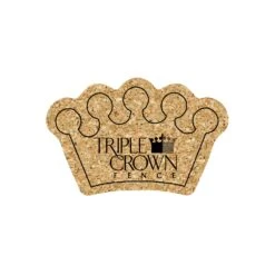 5" Standard Cork Crown Coaster