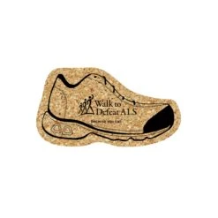 5" Standard Cork Sneaker Coaster