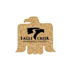 5" Standard Cork Eagle Coaster