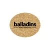 5" Standard Cork Oval Coaster -Bar Supply Store QPic 797