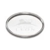 Madrid Coaster - Stainless/Glass 4" -Bar Supply Store QPic 860