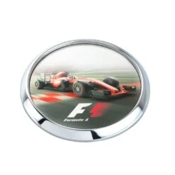 VividPrint™ Coaster - Danville 4" Silver/Silver