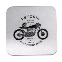 Custom Stainless Steel Square Coasters W/ 1 Color Imprint