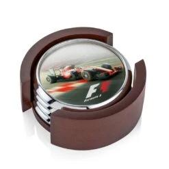 VividPrint™ Coaster - Set Of 4 Danville/Colfax Silver/Silver