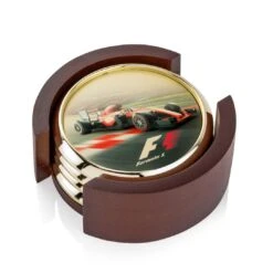 VividPrint™ Coaster - Set Of 4 Danville/Colfax Gold/Gold