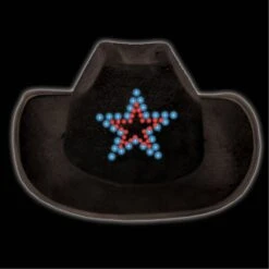 LED Star Cowboy Hat