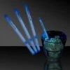 5" Hot Stamp Blue Glow Swizzle Stick -Bar Supply Store QPic 892