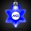 24" Laser Engraved Blue Star Of David Light-Up Pendant Necklace 2 24" Laser Engraved Blue Star Of David Light-Up Pendant Necklace -Bar Supply Store QPic 894
