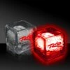 Pad Printed Red Liquid Activated Light Up Ice Cube