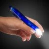 5" Blue LED "Ultimate" Lighted Pen W/Flashlight -Bar Supply Store QPic 904