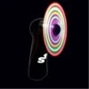 4" Black Light-Up Hand Held Fan -Bar Supply Store QPic 911