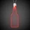 24" Digi-Printed Red Bottle Light-Up Pendant Necklace -Bar Supply Store QPic 957