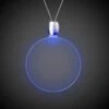 24" Digi-Printed Blue Round Light-Up Pendant Necklace -Bar Supply Store QPic 961