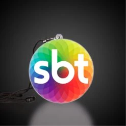 Pad Printed LED Disc Badge Medallion