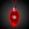 LED Jumbo Christmas Bulb Necklace